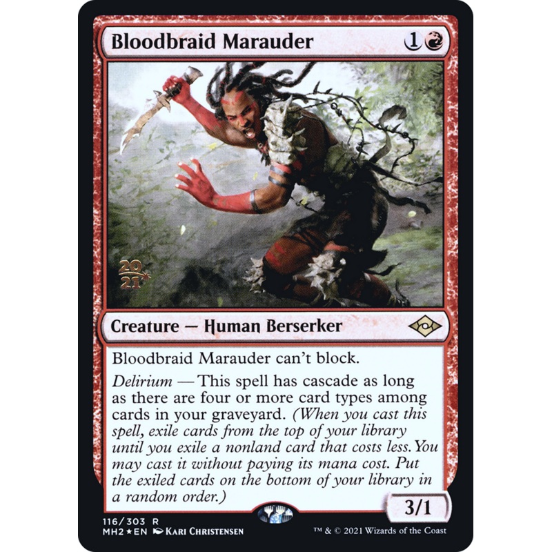 Bloodbraid Marauder [Modern Horizons 2 Prerelease Promos]
