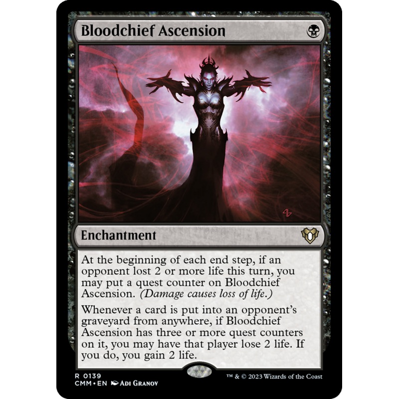 Bloodchief Ascension [Commander Masters] Foil