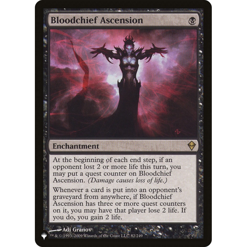 Bloodchief Ascension [The List]