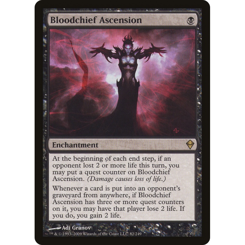 Bloodchief Ascension [Zendikar] Foil
