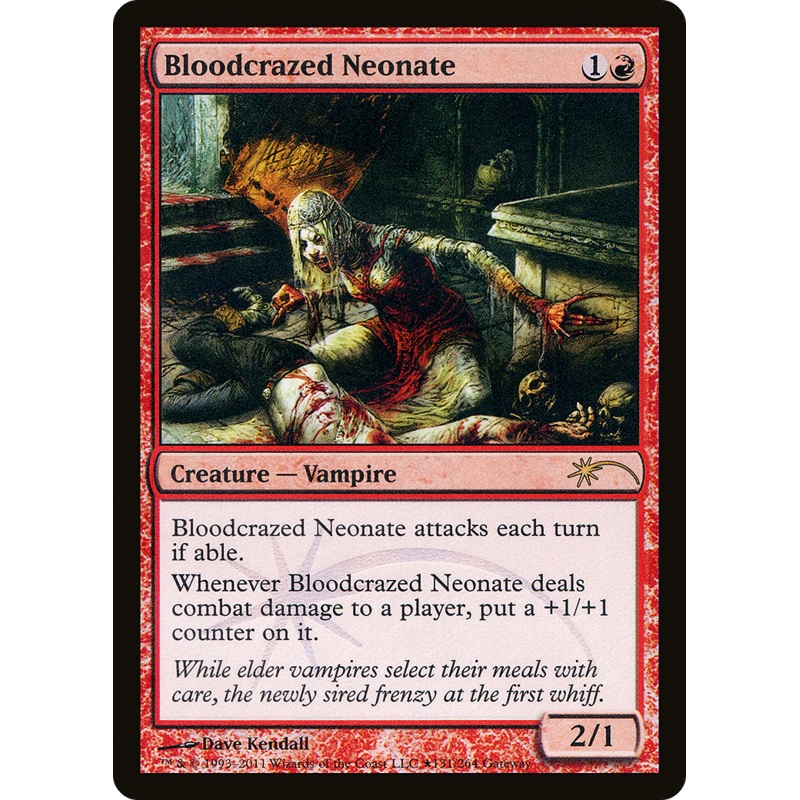 Bloodcrazed Neonate [Wizards Play Network 2011]