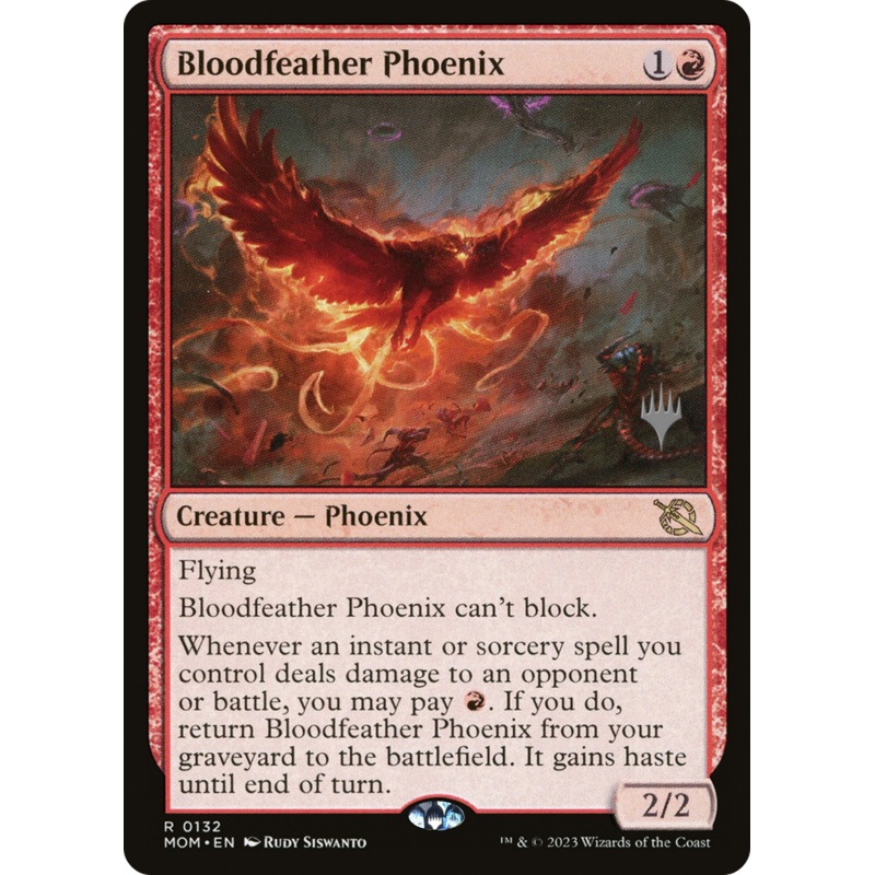 Bloodfeather Phoenix (Promo Pack) [March of the Machine Promos]