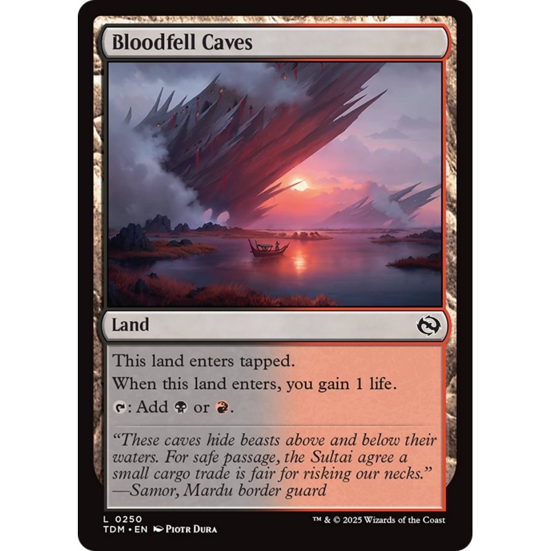 Bloodfell Caves (250) – Tarkir: Dragonstorm