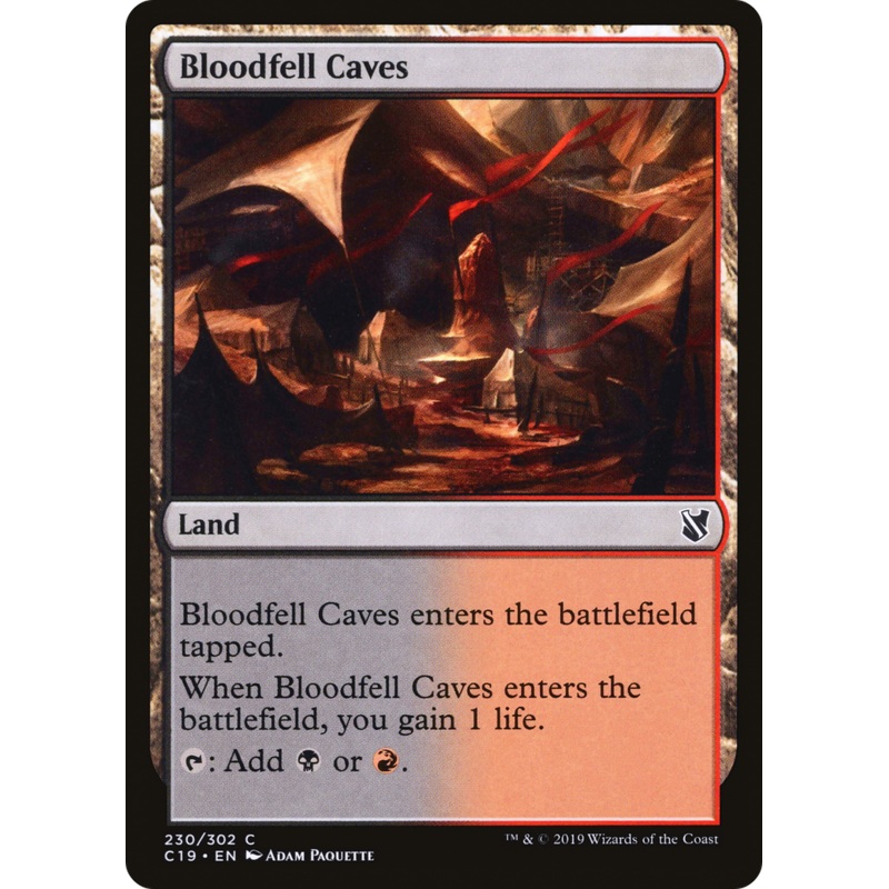 Bloodfell Caves [Commander 2019]