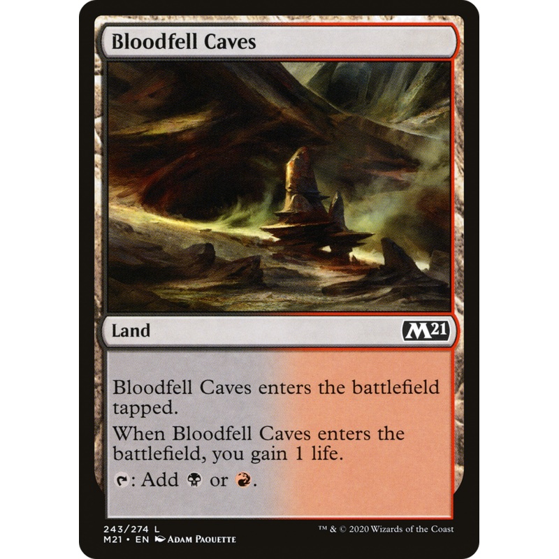 Bloodfell Caves [Core Set 2021]