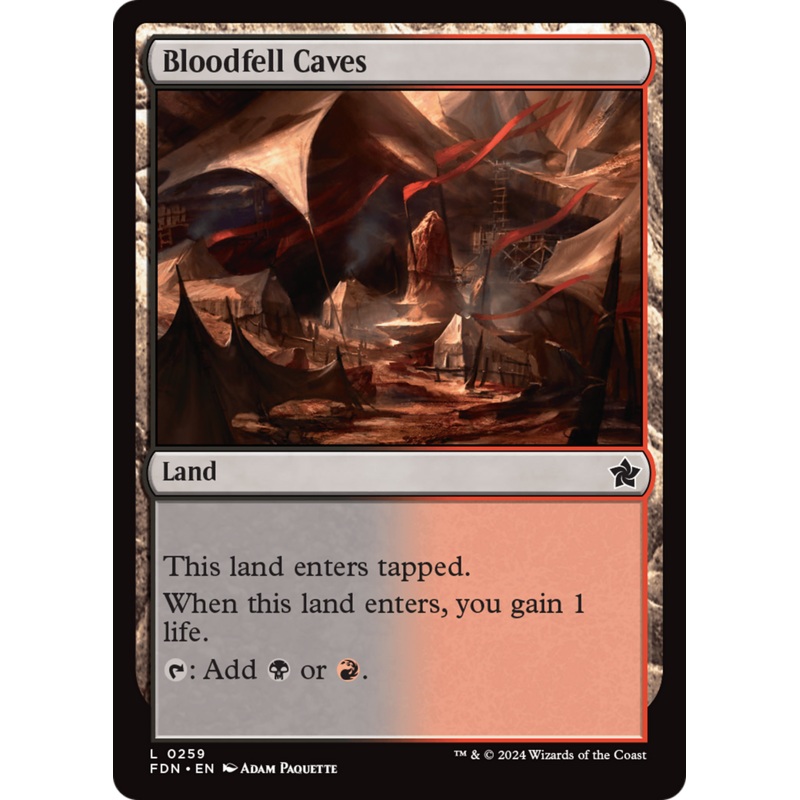 Bloodfell Caves [Foundations] Foil