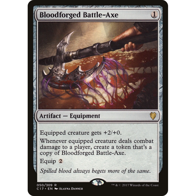 Bloodforged Battle-Axe [Commander 2017]