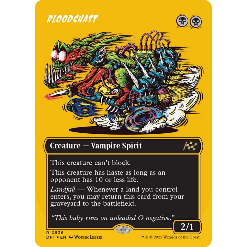 Bloodghast (Borderless) (First-Place Foil) Foil (536) – Aetherdrift