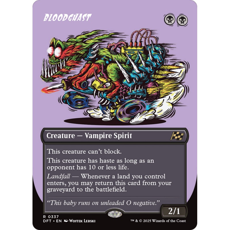 Bloodghast (Borderless) Foil (337) – Aetherdrift