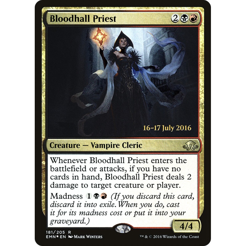 Bloodhall Priest [Eldritch Moon Prerelease Promos]