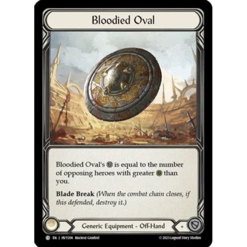 Bloodied Oval (HVY206) – Heavy Hitters