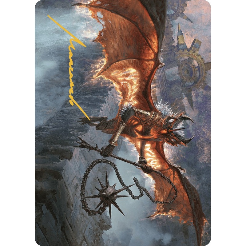Bloodletter of Aclazotz Art Card (15/81) (Gold-Stamped Signature) [The Lost Caverns of Ixalan Art Series]