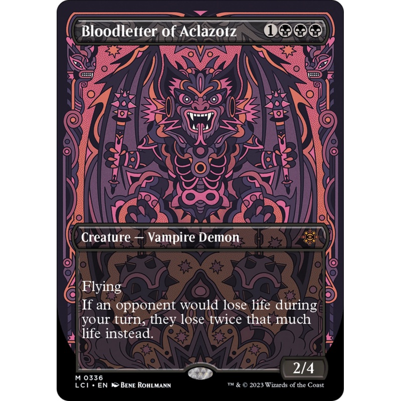Bloodletter of Aclazotz (Borderless) [The Lost Caverns of Ixalan] Foil
