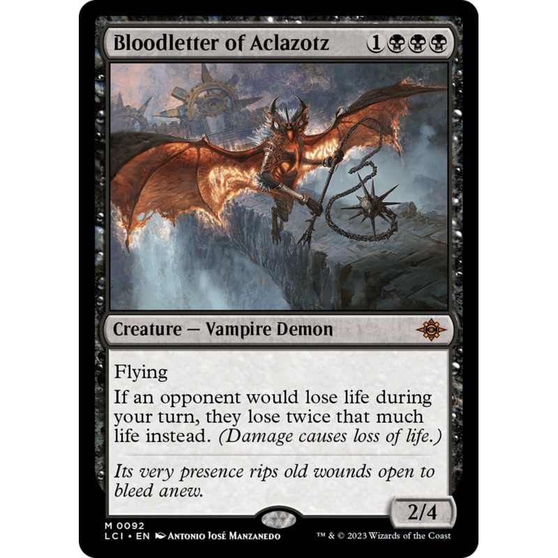 Bloodletter of Aclazotz [The Lost Caverns of Ixalan] Foil