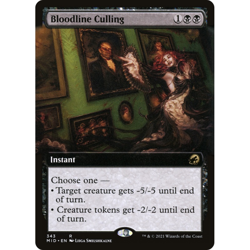 Bloodline Culling (Extended Art) [Innistrad: Midnight Hunt]
