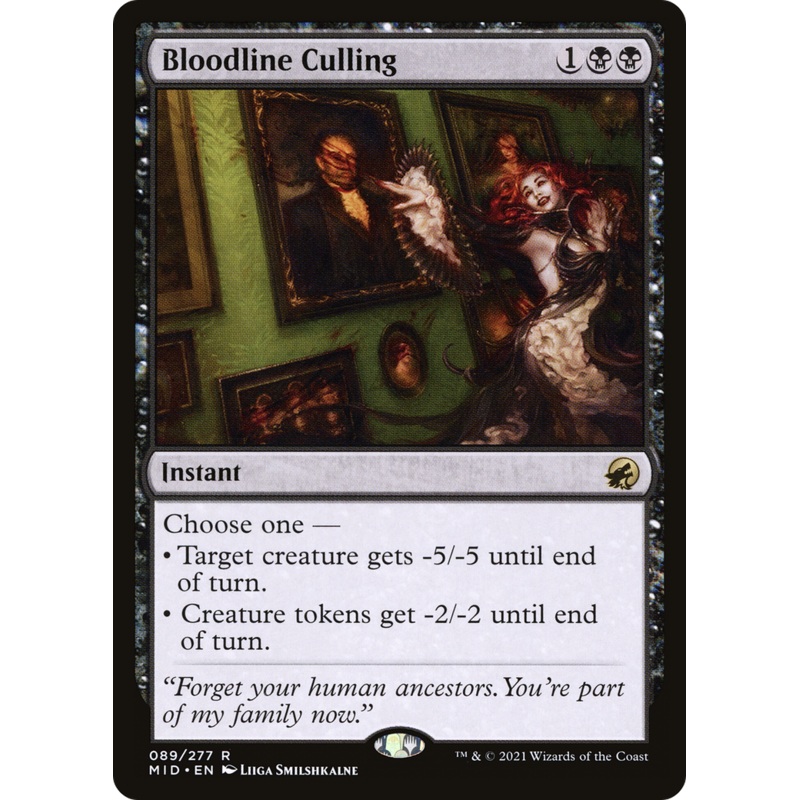 Bloodline Culling [Innistrad: Midnight Hunt]