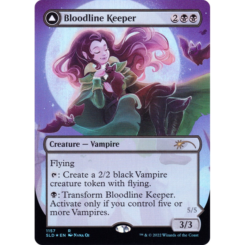 Bloodline Keeper // Lord of Lineage (Borderless) [Secret Lair: From Cute to Brute]