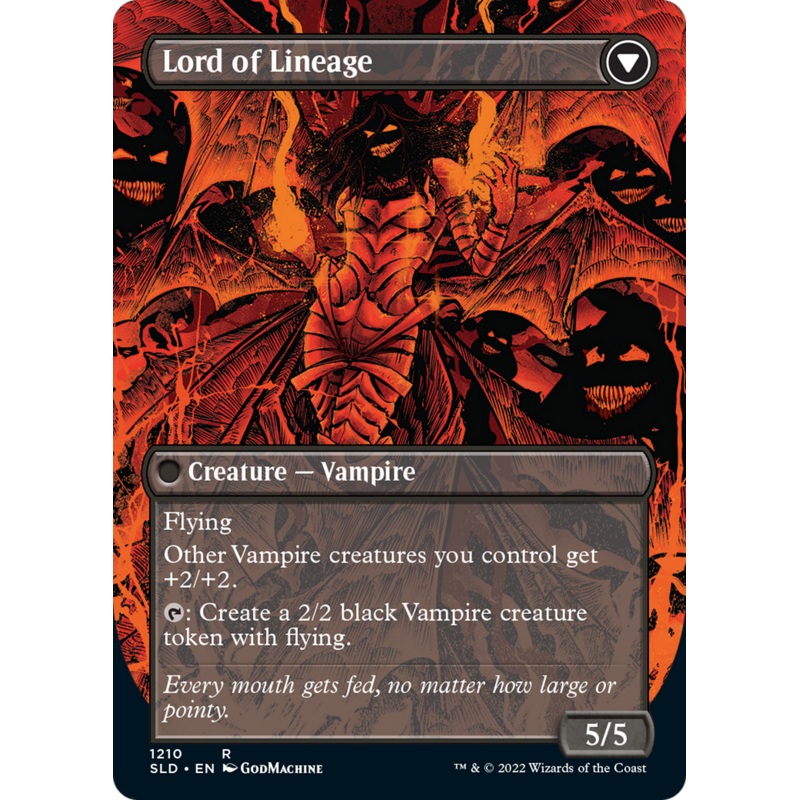 Bloodline Keeper // Lord of Lineage (Display Commander) (Borderless) [Secret Lair: From Cute to Brute] Foil