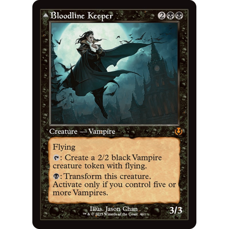 Bloodline Keeper // Lord of Lineage (Retro Frame) (461) – Innistrad Remastered