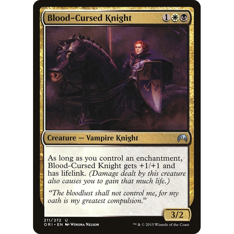Blood-Cursed Knight [Magic Origins] Foil