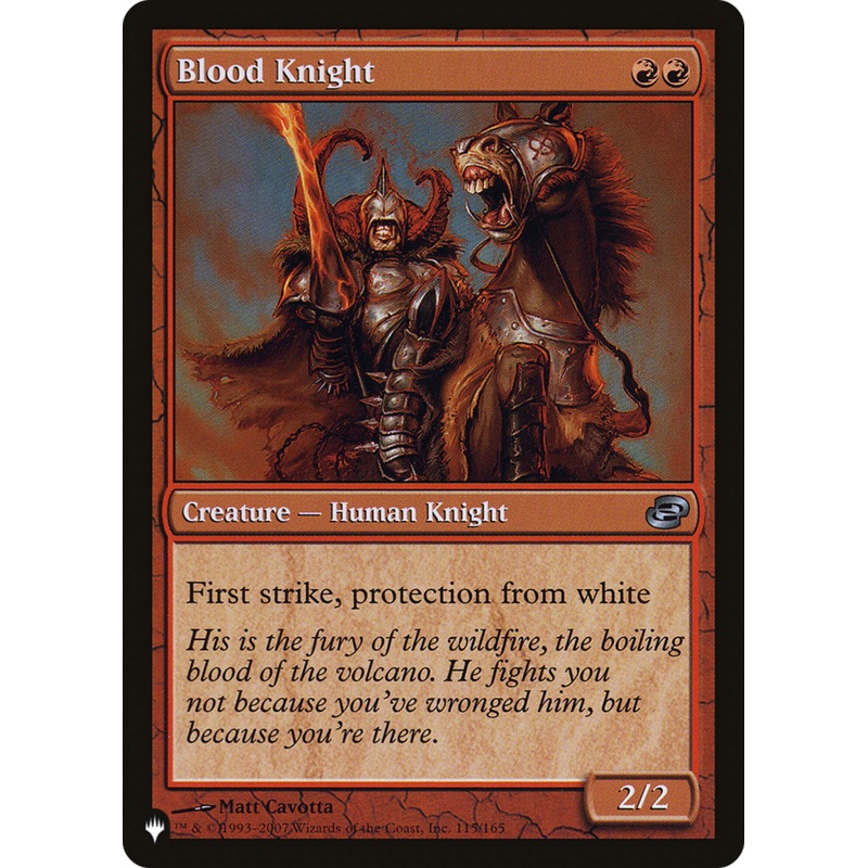 Blood Knight [The List]