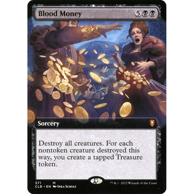 Blood Money (Extended Art) [Commander Legends: Battle for Baldur’s Gate] Foil