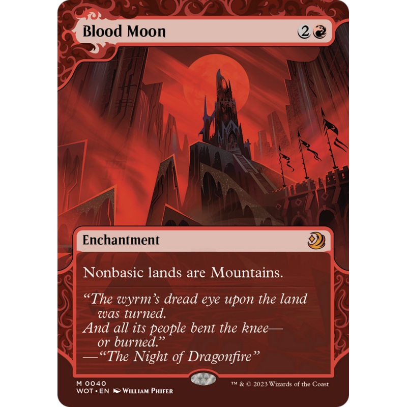 Blood Moon [Wilds of Eldraine: Enchanting Tales] Foil