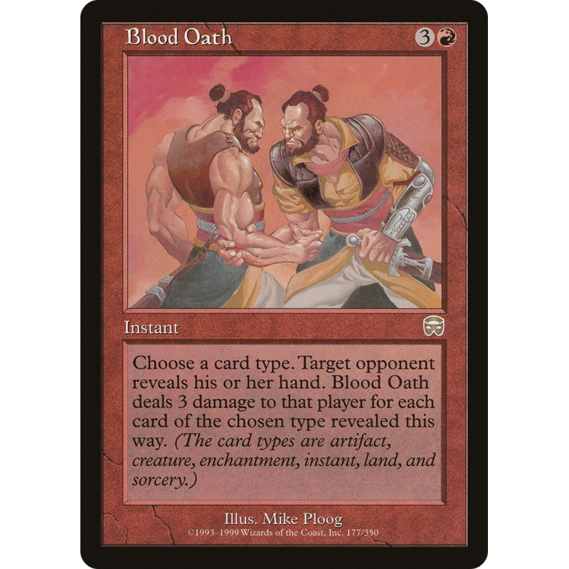 Blood Oath [Mercadian Masques]