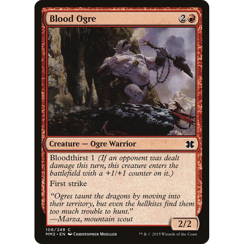 Blood Ogre [Modern Masters 2015] Foil