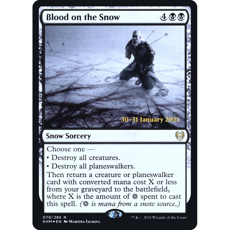 Blood on the Snow [Kaldheim Prerelease Promos]