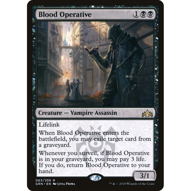 Blood Operative [Guilds of Ravnica] Foil