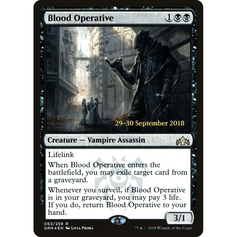 Blood Operative [Guilds of Ravnica Prerelease Promos]