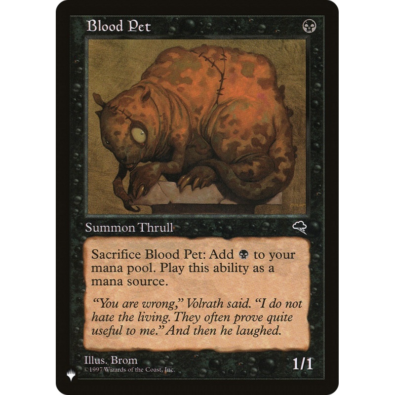 Blood Pet [The List]