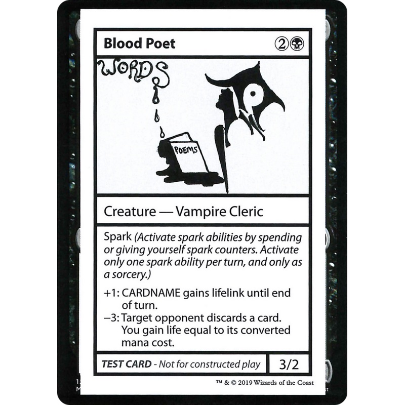 Blood Poet (2021 Edition) [Mystery Booster Playtest Cards]