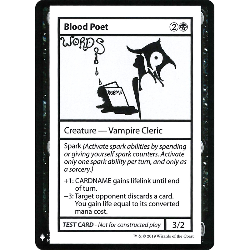 Blood Poet [Mystery Booster Playtest Cards]