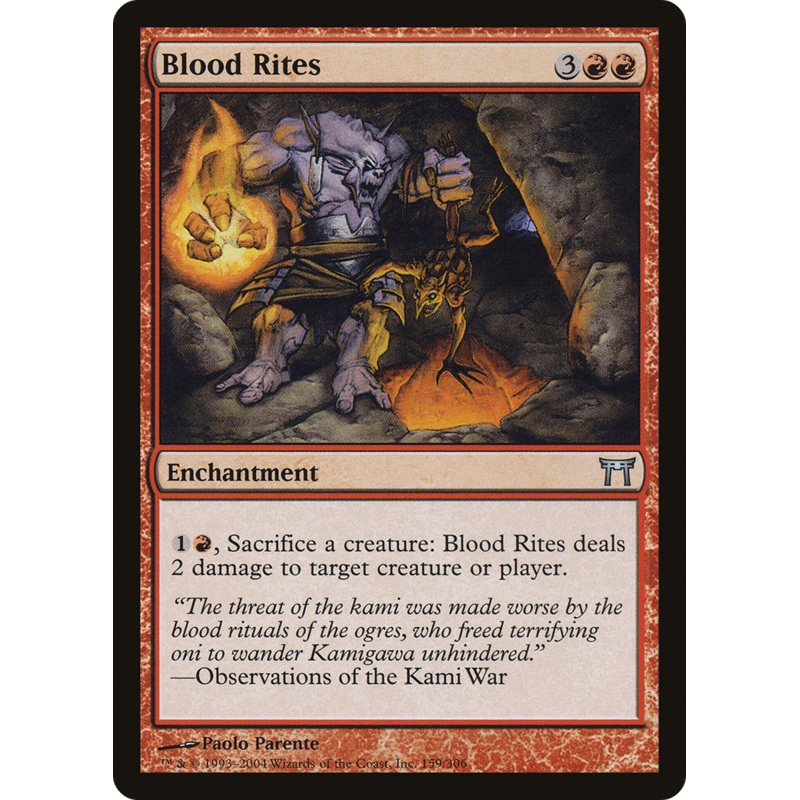 Blood Rites [Champions of Kamigawa]