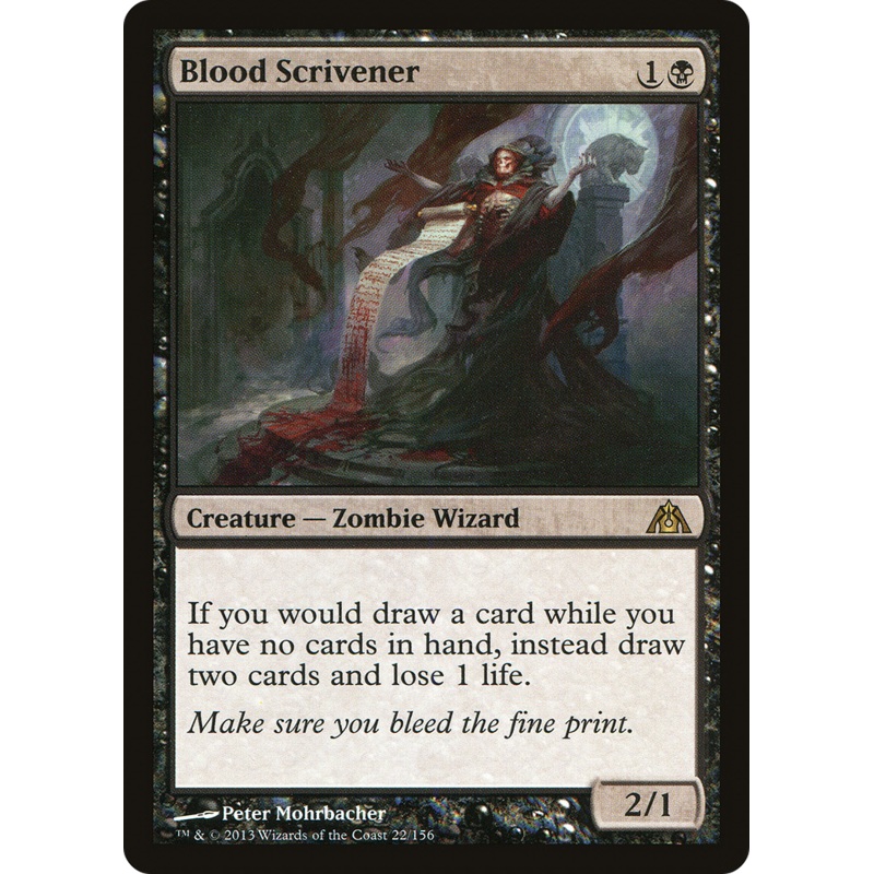 Blood Scrivener [Dragon’s Maze] Foil