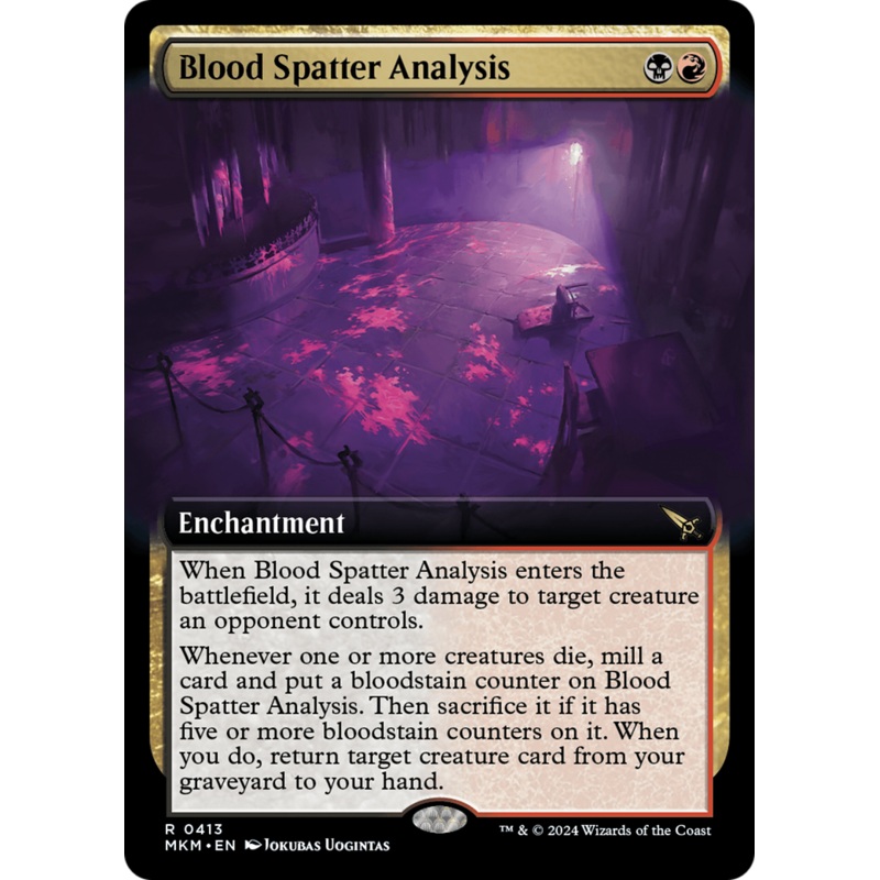 Blood Spatter Analysis: (Extended Art) (413)