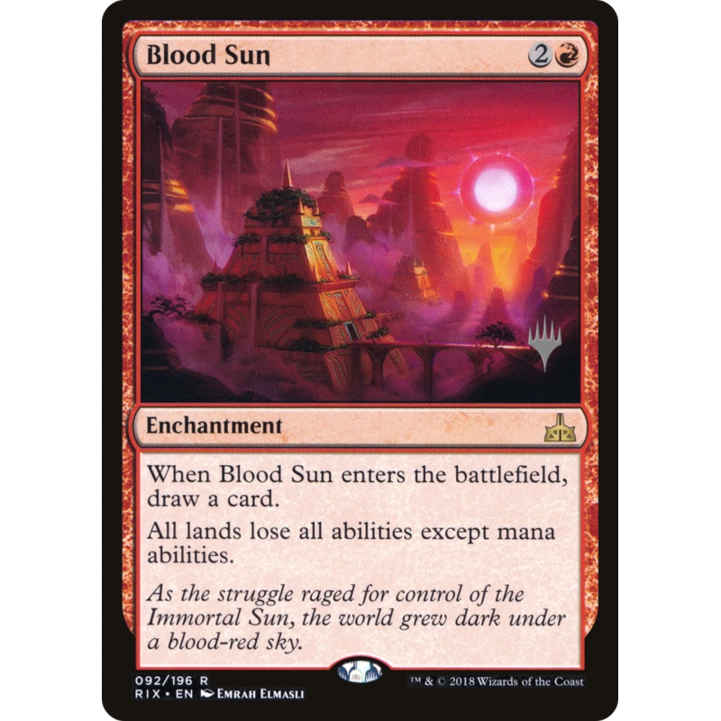 Blood Sun (Promo Pack) [Rivals of Ixalan Promos] Foil