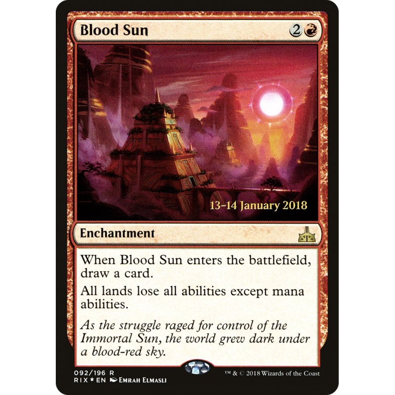 Blood Sun [Rivals of Ixalan Prerelease Promos]
