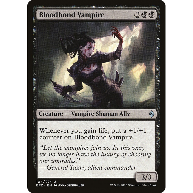 Bloodbond Vampire [Battle for Zendikar] Foil