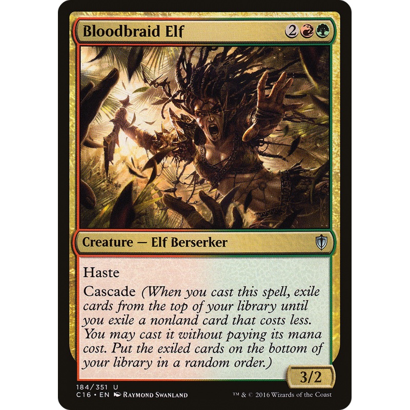 Bloodbraid Elf [Commander 2016]