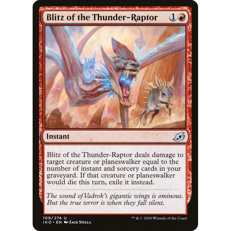 Blitz of the Thunder-Raptor [Ikoria: Lair of Behemoths] Foil