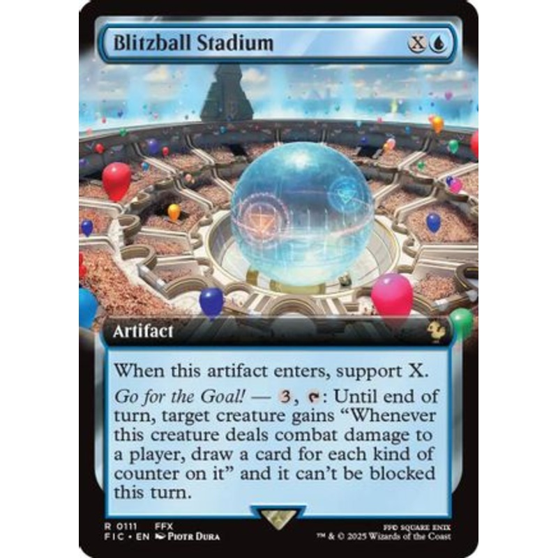 Blitzball Stadium (Extended Art) (111) Foil – Commander: FINAL FANTASY