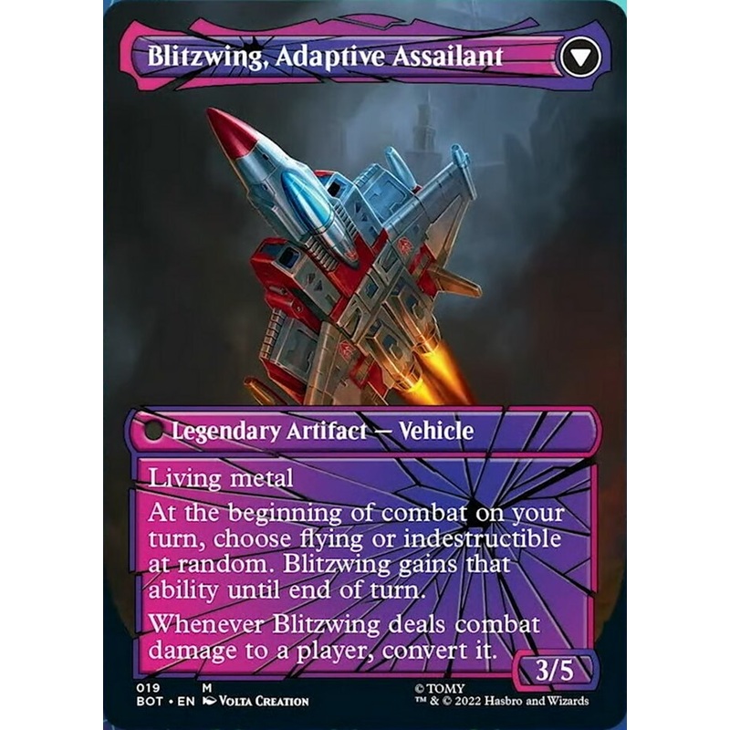 Blitzwing, Cruel Tormentor // Blitzwing, Adaptive Assailant (Shattered Glass) [Transformers]