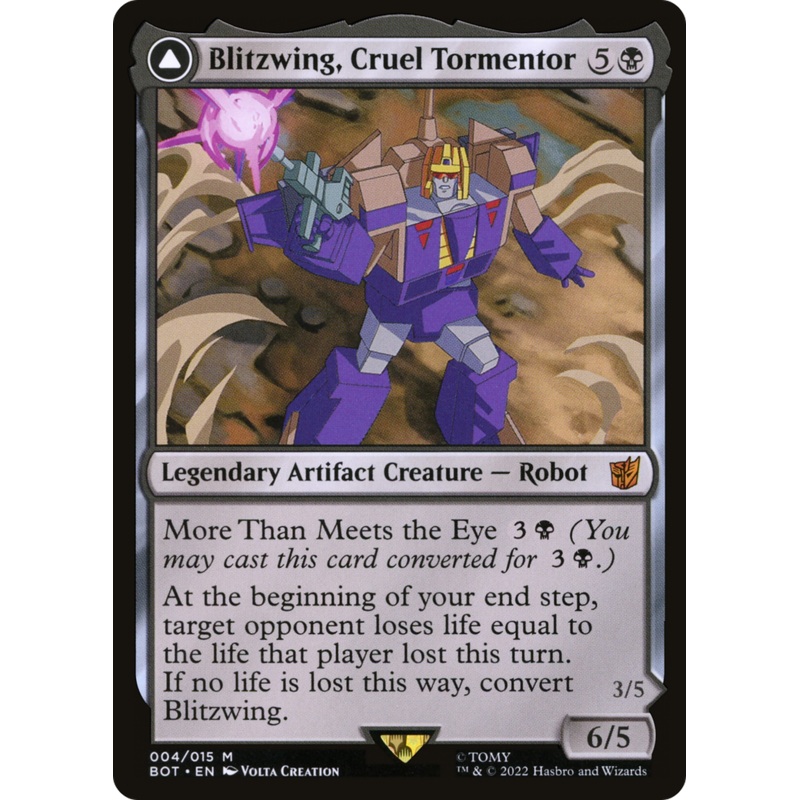 Blitzwing, Cruel Tormentor // Blitzwing, Adaptive Assailant [Transformers] Foil