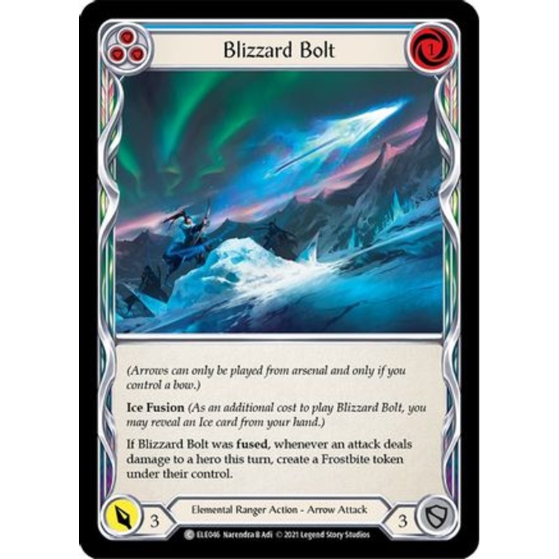 Blizzard Bolt (Blue) (ELE046) 1st Edition  – Tales of Aria