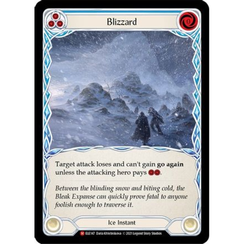 Blizzard (ELE147) Unlimited Edition Rainbow Foil – Tales of Aria