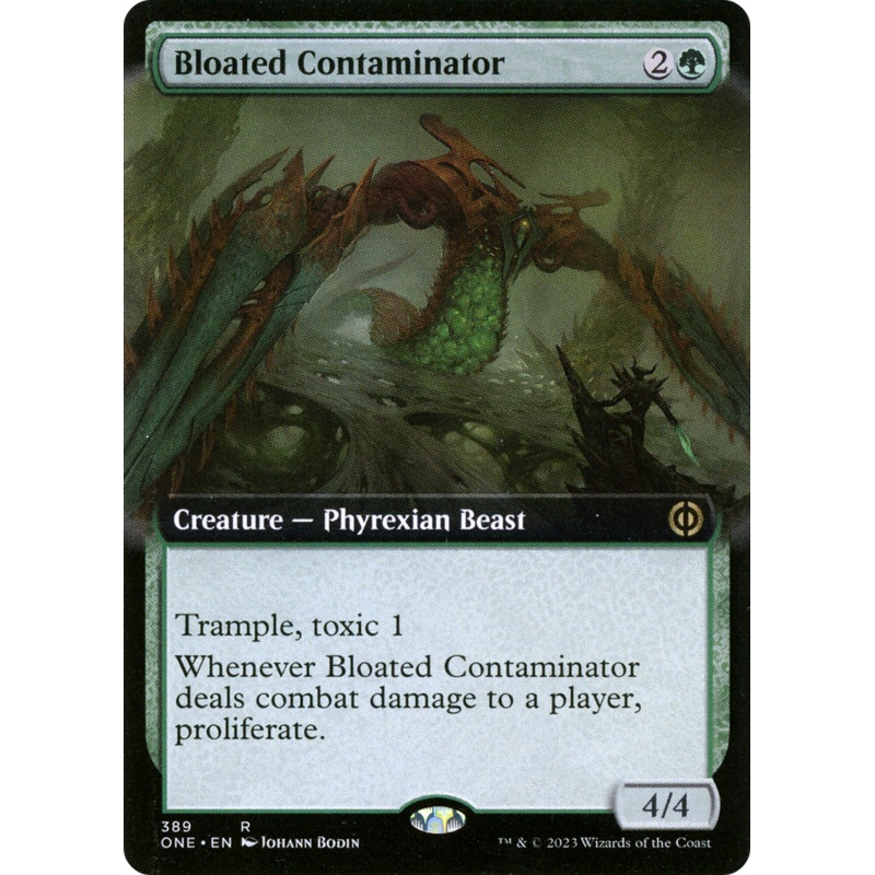 Bloated Contaminator (Extended Art) [Phyrexia: All Will Be One] Foil