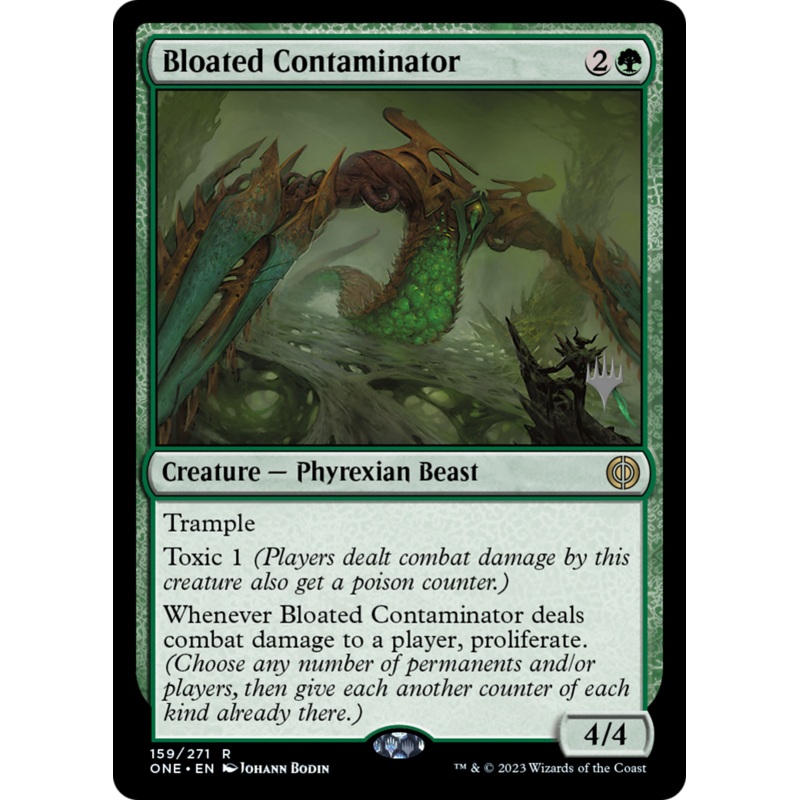 Bloated Contaminator (Promo Pack) [Phyrexia: All Will Be One Promos] Foil